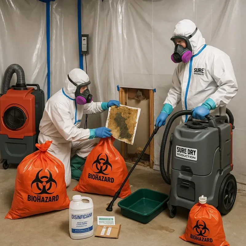 Contaminated Water Handling Protocols process in Marion, MS